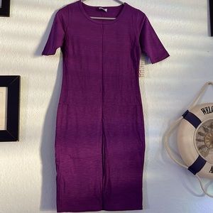 🏖 5/$25 Purple Lularoe Julia Dress - XS